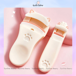 Kẹp Uốn Mi 3D Hình Móng Vuốt Mèo Dễ Thương Làm Cong Mi Dễ Dàng Chuốt Masacara Đa Năng Uynchan