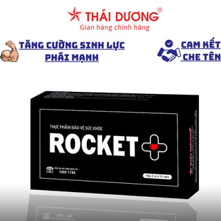 Viên uống ROCKET PLUS Chính Hãng hỗ trợ sức khỏe sinh lý nam giới hộp 45 viên