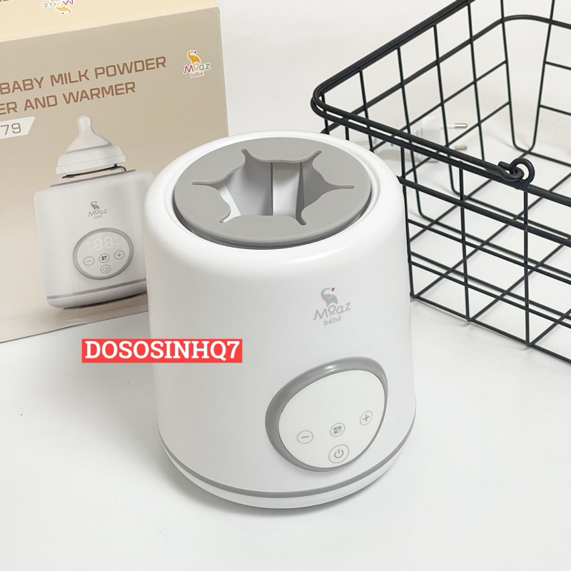 Máy lắc bình sữa và giữ ấm sữa thông minh Moaz BéBé MB079