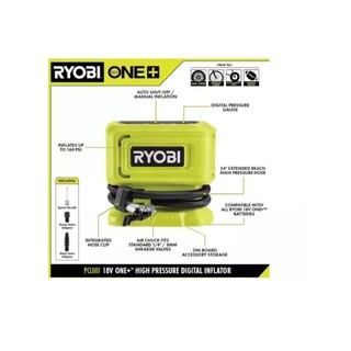 bơm xe RYOBI 18V