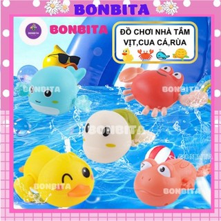Rùa bơi vặn cót - đồ chơi nhà tắm - đồ chơi dưới nước thả bồn tắm cho bé