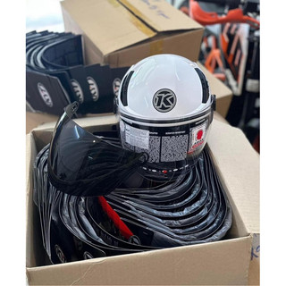 Kính đen nón kyt 1/2 tiger jet, kính nhập chính hãng