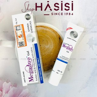Gel giảm mụn và vết thâm gamma chemicals - megaduo gel azelaic acid & glycolic acid 15g
