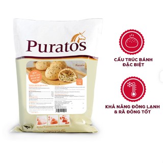 Bột Trộn Sẵn Bánh Mì Mochi Hương Vani Puratos Gói 1kg
