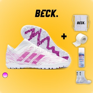 Giày bóng đá nemeziz 18.3 soccer beck, đế đinh tf, bám sân, các màu sắc, sân cỏ nhân tạo