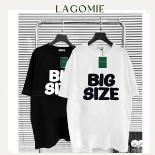 Áo Thun Form Rộng Cotton 100% Cotton In Chữ BIGSIZE Tay Lỡ Local Brand Unisex Nam Nữ LAGOMIE