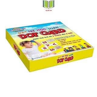 Bộ thẻ học toán chấm dot card, thẻ học thông minh theo pp glenn doman