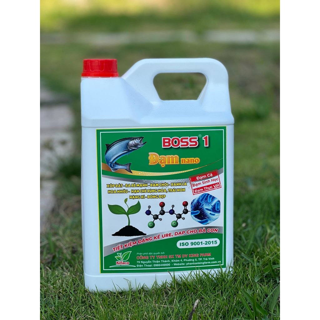 PHÂN BÓN BOSS 1 ĐẠM NANO CAN 5 LÍT