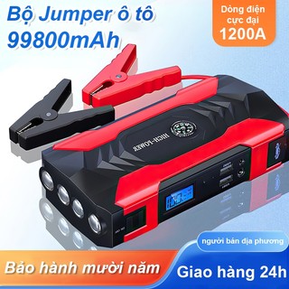 99800mAh 12V Xe Nhảy Lốp Xe Ô Tô Máy Bơm Ô Tô Khởi Động Tăng Áp Xe Khẩn Cấp Khởi Động Power Bank Tayar