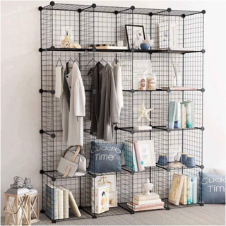   TẶNG CHỐT  - BÁN THEO TẤM - TẤM GHÉP TỦ KỆ GHÉP LƯỚI SẮT ĐA NĂNG SIZE 35x35cm 4 màu đen, hồng xanh 