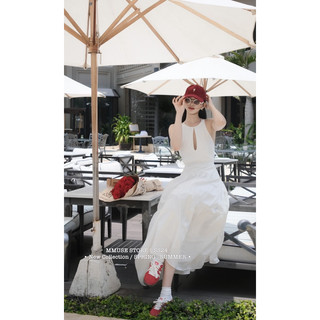 Đầm maxi yếm li eo siêu xinh