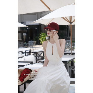 Đầm maxi yếm li eo siêu xinh