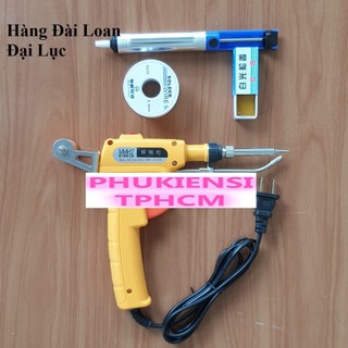Combo mỏ hàn tự động đẩy thiếc 80w + 1 hút thiếc +1 quận thiếc + 1 nhựa thông cho mỏ hàn