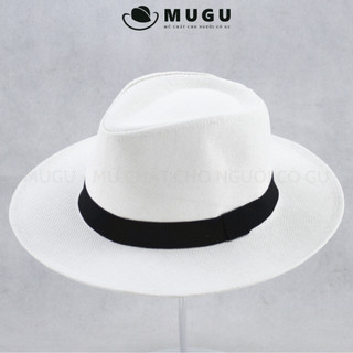Mũ Cói Nam MC06 Cổ Điển - Mũ Cói Rộng Vành Thoải Mái | MUGUMũ Chất HN