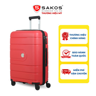 Vali Kéo Nhựa Du Lịch SAKOS PARALLE Z26 - Size M (24inch)/ Ký Gửi (Trung) - Khóa TSA - Nhựa PP