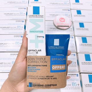Set Giảm Mụn La Roche-Posay Effaclar Duo [+] Tặng Kèm Sữa Rửa Mặt La Roche-Posay