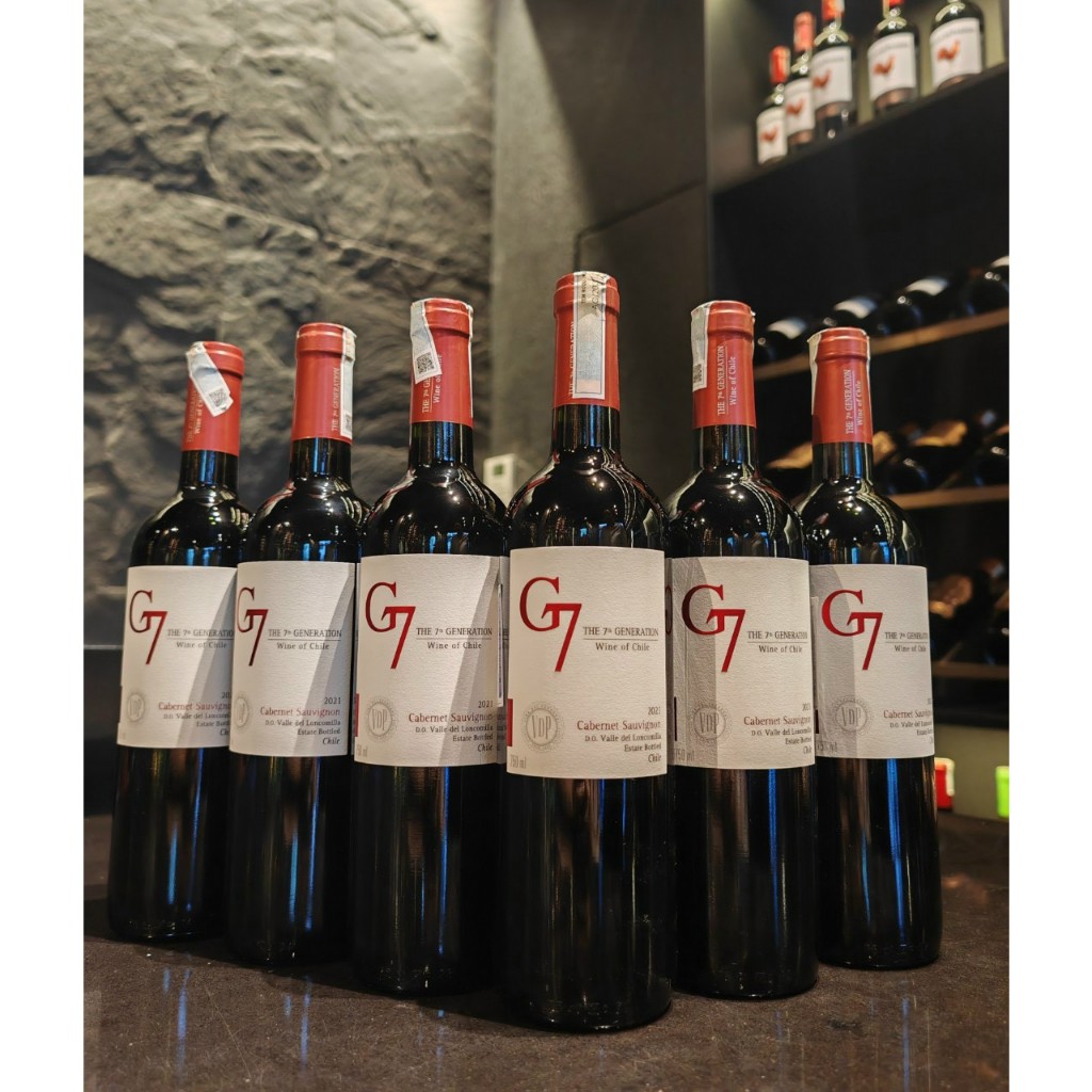 Rượu vang Chile G7 Cabernet Sauvignon nhập khẩu chính hãng