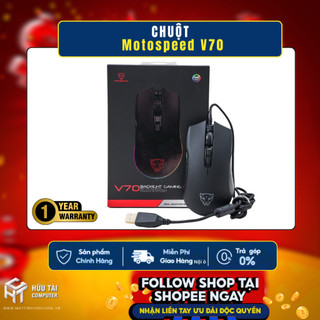 Chuột máy tính Motospeed V70 Black