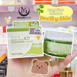 Kem Dưỡng PrettySkin Jeju Cica 40 Ceramide 52ml