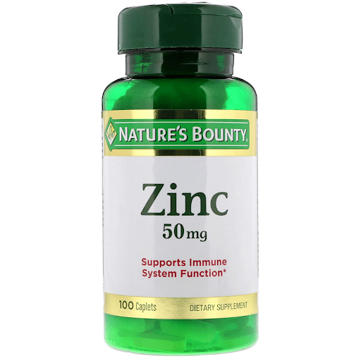 Viên Uống Nature’s Bounty Zinc 50mg Bổ Sung Kẽm, Tăng Đề Kháng 100 viên của Mỹ