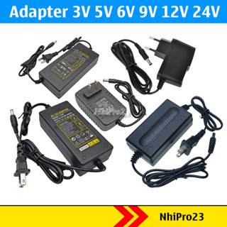 Adapter nguồn 3v 5v 6v 9v 12v 15v 24v - 1A 2A 3A 5A Jack ra chân 5.5*2.1mm chuyên dụng