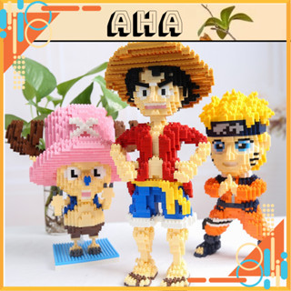 Mô hình lắp ráp One Piece Luffy  Naruto Kakashi  Size Lớn đồ chơi lắp ráp quà tặng hoặc Decor phòng