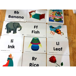 Flash card - Oxford Phonics World 1,2,3,4,5 (khổ A5, in 2 mặt, ép plastic)