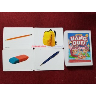 Flashcard - Hang Out (khổ A5, in 2 mặt, ép plastic)