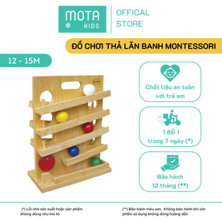  Đồ chơi montessori Lăn banh - Theo dõi trực quan cho bé 12-15 tháng - Hàng chính hãng