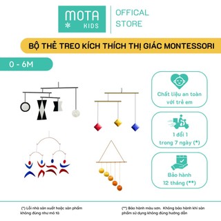  Đồ chơi Montessori Treo di động kích thích thị giác cho bé từ 0-3 tháng - Hàng chính hãng