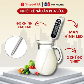 Nhiệt kế nấu ăn pha sữa KAW KT300 2 chế độ nhiệt - màn hình LED dùng cho nhà bếp - an toàn, độ chính xác cao