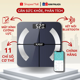 Cân Điện Tử Sức Khỏe Thông Minh Kết Nối Bluetooth KAW - Phân Tích Chỉ Số Cơ Thể - Kết Nối Điện Thoại Qua Bluetooth