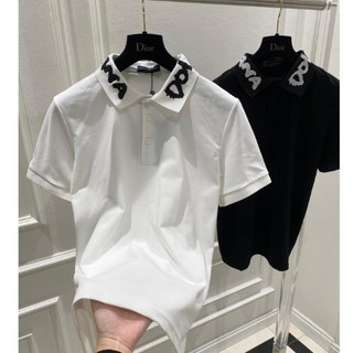 Áo thun nam ngắn tay cổ polo thêu cổ boy phối vải cotton co giãn dày dặn thấm hút áo cổ trụ nam