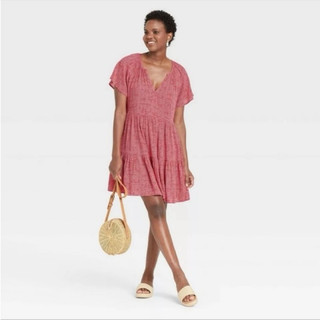 đầm babydoll bigsize linen hoa nhí dễ thương mát mềm vnxk