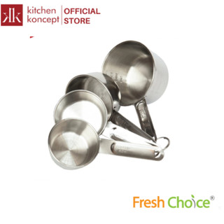 Fresh Choice - Bộ Muỗng Định Lượng Bằng Thép Không Gỉ - 8 Món