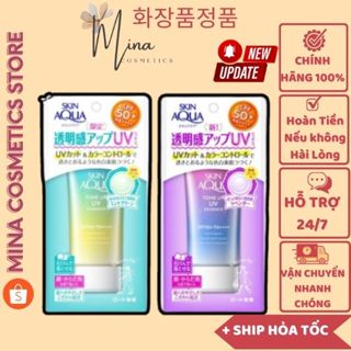 Kem chống nắng  Skin Aqua SPF 50+. kiềm dầu nâng tông