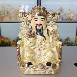 Tượng Ông Thần Tiền, Thần Tài, Thần Phát hàng Gốm sứ Cao cấp