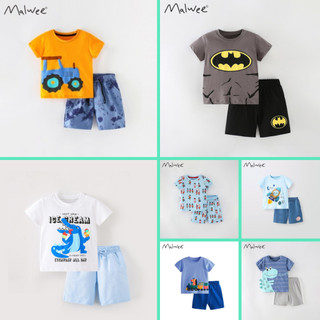 BST bộ thun hè cotton Malwee nhiều mẫu cho bé trai 2-7 tuổi P1 - Little Maven Chính Hãng