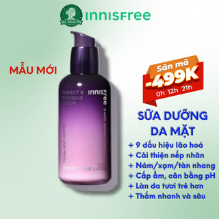 Sữa dưỡng chống lão hóa chuyên sâu 9 loại thảo mộc innisfree Perfect 9 Intensive Lotion 160ml