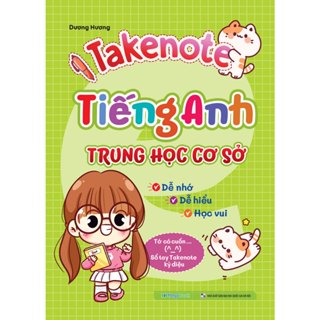 Sách - Take Note - Sổ Tay Tiếng Anh Trung Học Cơ Sở - MEGA