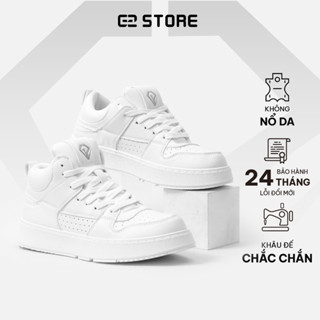 Giày nam sneaker G2 STORE Athena dáng thao kiểu giày trắng đế cao giúp tăng chiều cao chính hãng