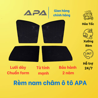Rèm Che Nắng Ô Tô Chống UV APA Chính Hãng HÀNG LOẠI 1⚡FREE SHIP⚡ - Combo 4 Tấm Chắn Nắng