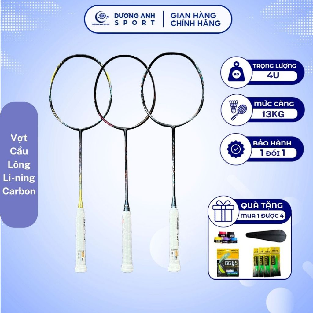 Khung Vợt Carbon Li-Ning Dây Căng Giá Siêu Tốt