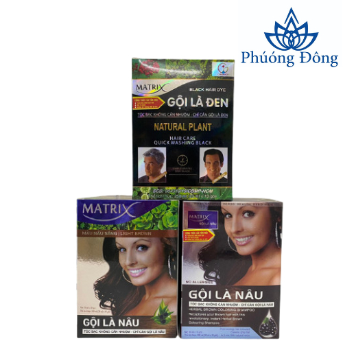 Dầu gội Matrix Gội Là Nâu (Hộp 10 gói x 30ml/hộp)