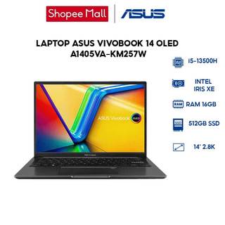 Laptop asus vivobook 14 oled a1405va-km257w i5-13500h | 16gb | 512gb | 14' 2.8k oled 100% dci-p3