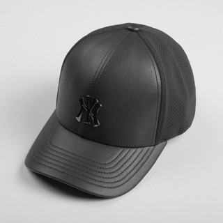 Nón kết thời trang unisex chất cotton phối da, logo kim loại, form bít đuôi CAP02