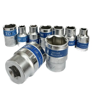 Đầu Típ (Đầu Tuýp) Đầu Khẩu Ngắn 1/2 (Đủ Size)