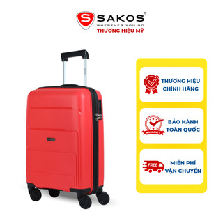 Vali Kéo Nhựa Du Lịch SAKOS ENDURA Z22 - Size S (20inch)/ Xách Tay (Cabin) - Khóa TSA - Nhựa PP