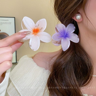 Kẹp Tóc Hoa Sứ Hàn Quốc loại 8cm ( hàng có sẵn)