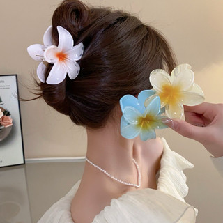 Kẹp Tóc Hoa Sứ Hàn Quốc loại 8cm ( hàng có sẵn)